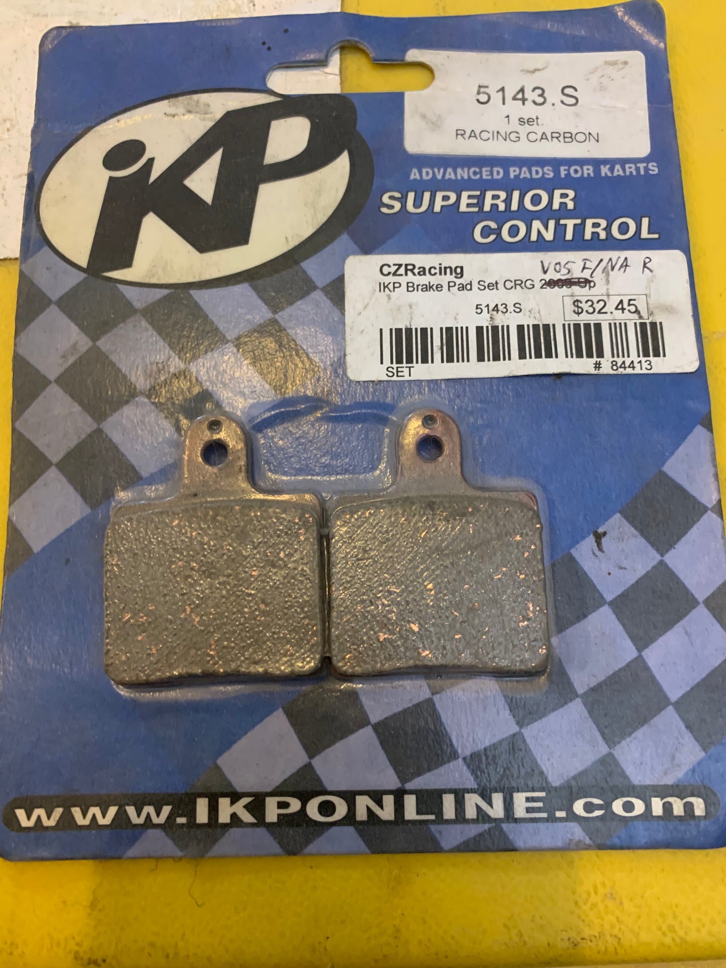 IKP Brake Pad Set CRG NA Front/V05 Rear