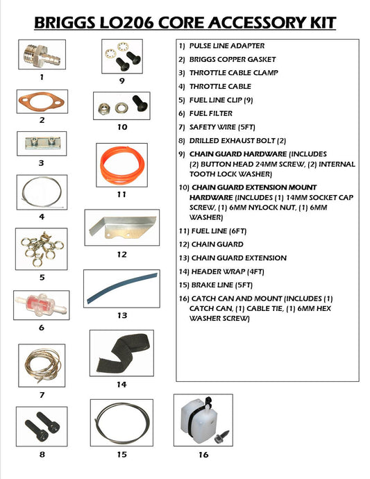 RLV B&S LO206 Accessory Core Kit